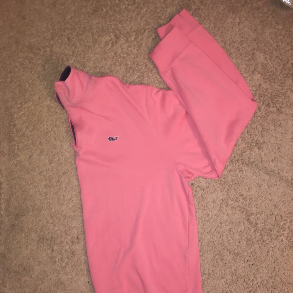 vineyard vines 3/4 zip sweater